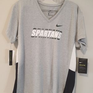 Nike DRI-FIT Michigan Spartans Tee Shirt NWT